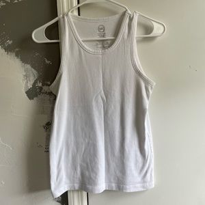 plain white girls tanktop